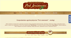 Desktop Screenshot of podjesionami.eu