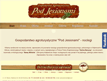 Tablet Screenshot of podjesionami.eu